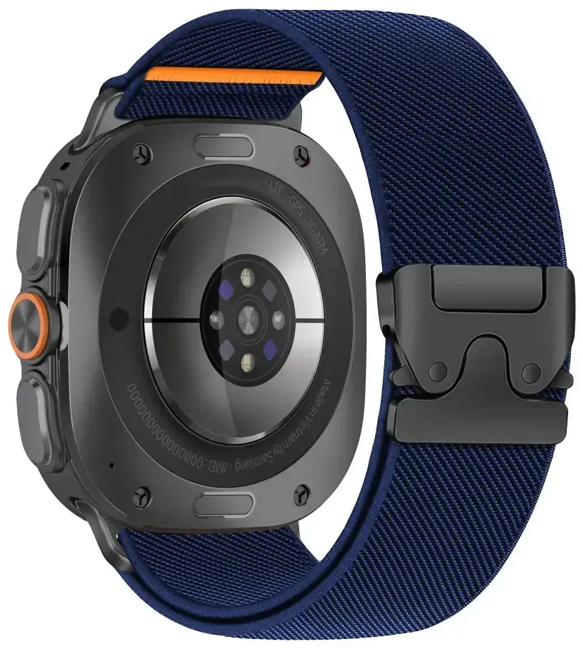 Tech-Protect Nylon Clasp for Samsung Galaxy Watch Ultra 47mm - Navy Mėlyna