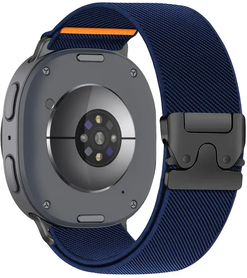 Tech-Protect Nylon Clasp Strap for Samsung Galaxy Watch 40/44/46 mm - Navy Mėlyna