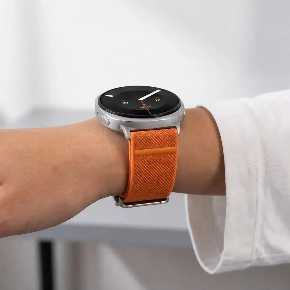 Tech-Protect Nylon Clasp Strap for Samsung Galaxy Watch 40/44/46 mm - Oranžinis