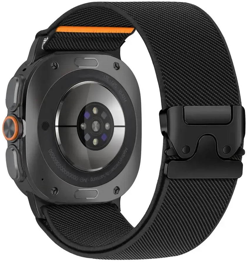 Tech-Protect Nylon Clasp for Samsung Galaxy Watch Ultra 47mm - Juodas