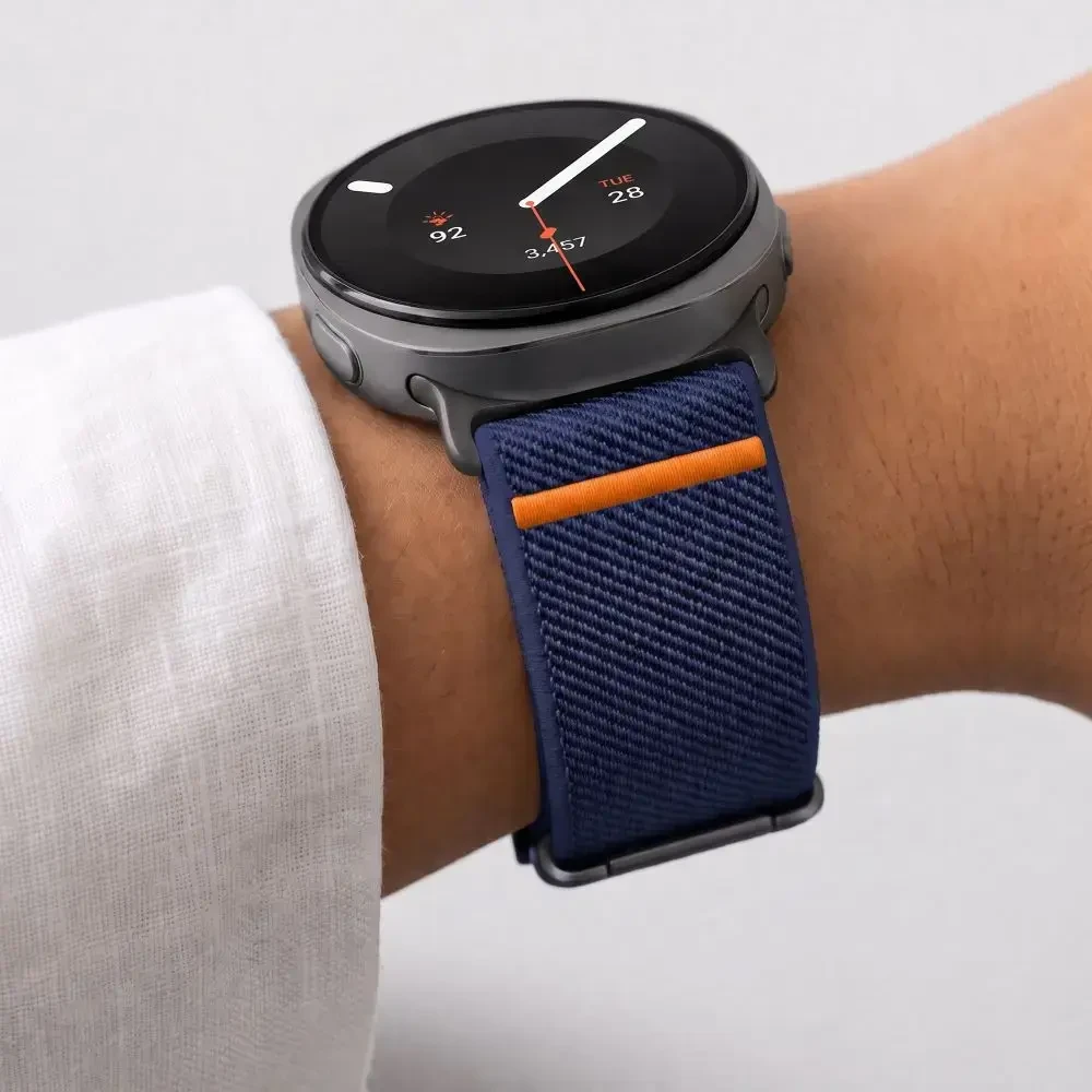 Tech-Protect Nylon Clasp Strap for Samsung Galaxy Watch 40/44/46 mm - Navy Mėlyna