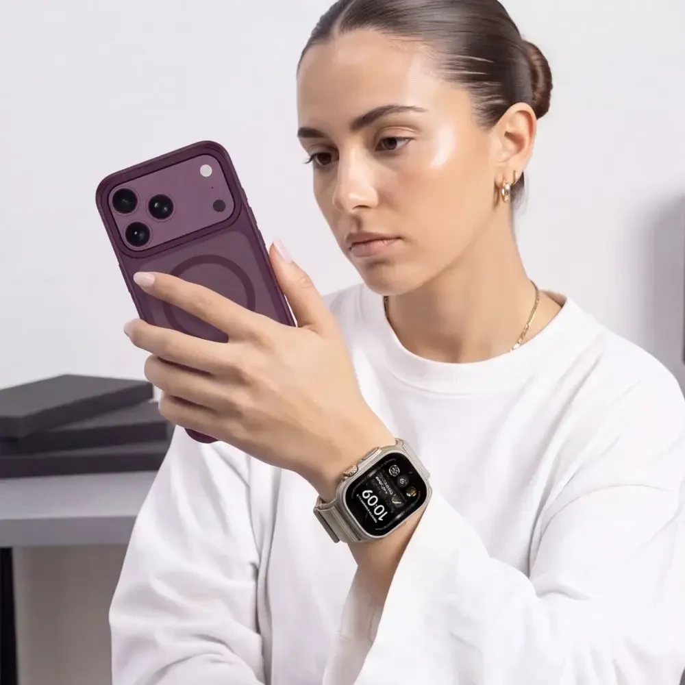 TECH-PROTECT NYLON PRO APPLE WATCH 8 / 9 / 10 / 11 / 12 / SE / ULTRA (44 / 45 / 46 / 49 MM) TITANO/ALYVUOGIŲ