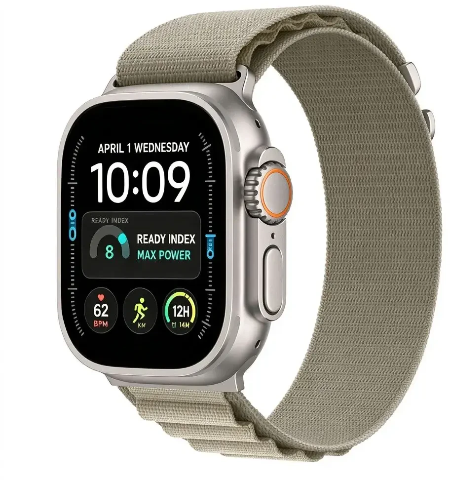 TECH-PROTECT NYLON PRO APPLE WATCH 8 / 9 / 10 / 11 / 12 / SE / ULTRA (44 / 45 / 46 / 49 MM) TITANO/ALYVUOGIŲ