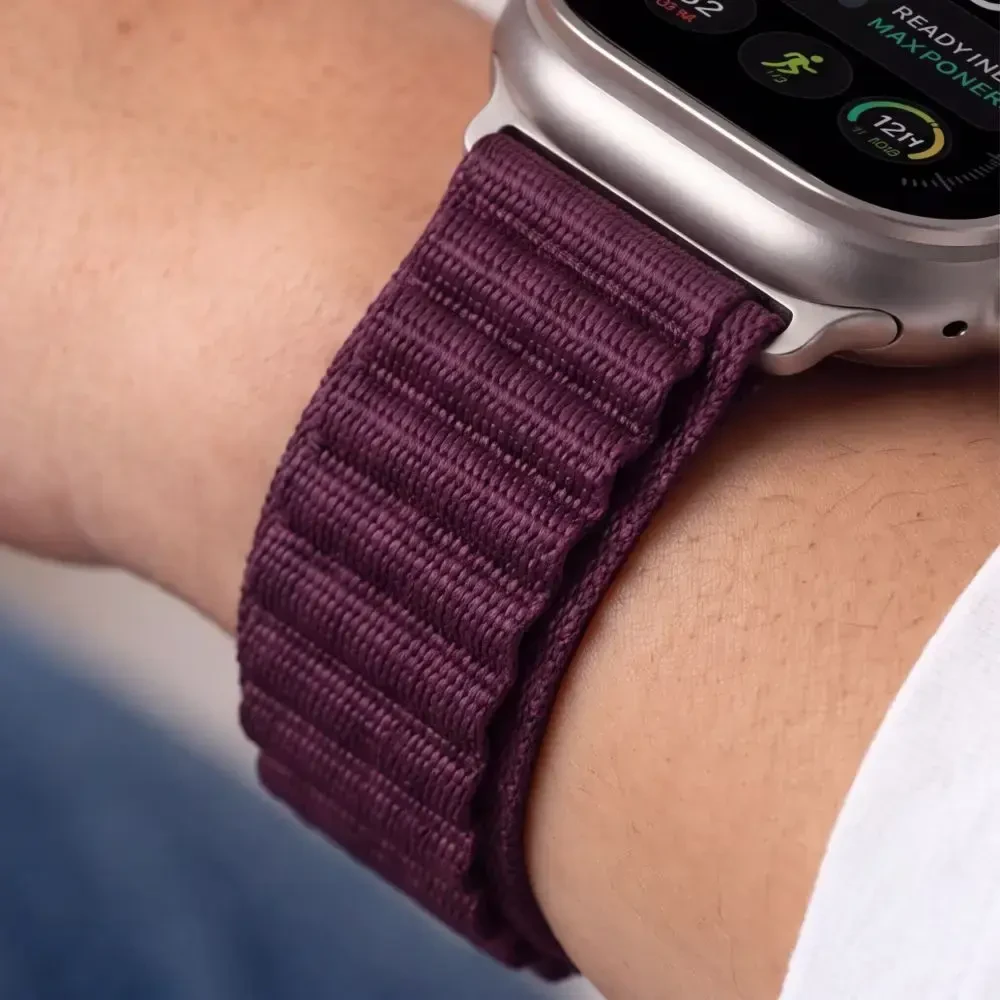 TECH-PROTECT NYLON PRO APPLE WATCH 8 / 9 / 10 / 11 / 12 / SE / ULTRA (44 / 45 / 46 / 49 MM) tamsiai bordinė