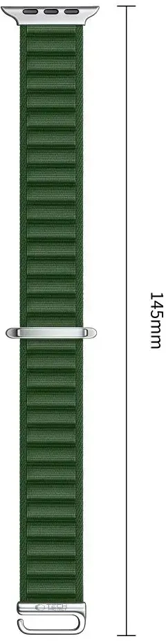 TECH-PROTECT NYLON PRO APPLE WATCH 8 / 9 / 10 / 11 / 12 / SE / ULTRA (44 / 45 / 46 / 49 MM) kariuomenės žalia