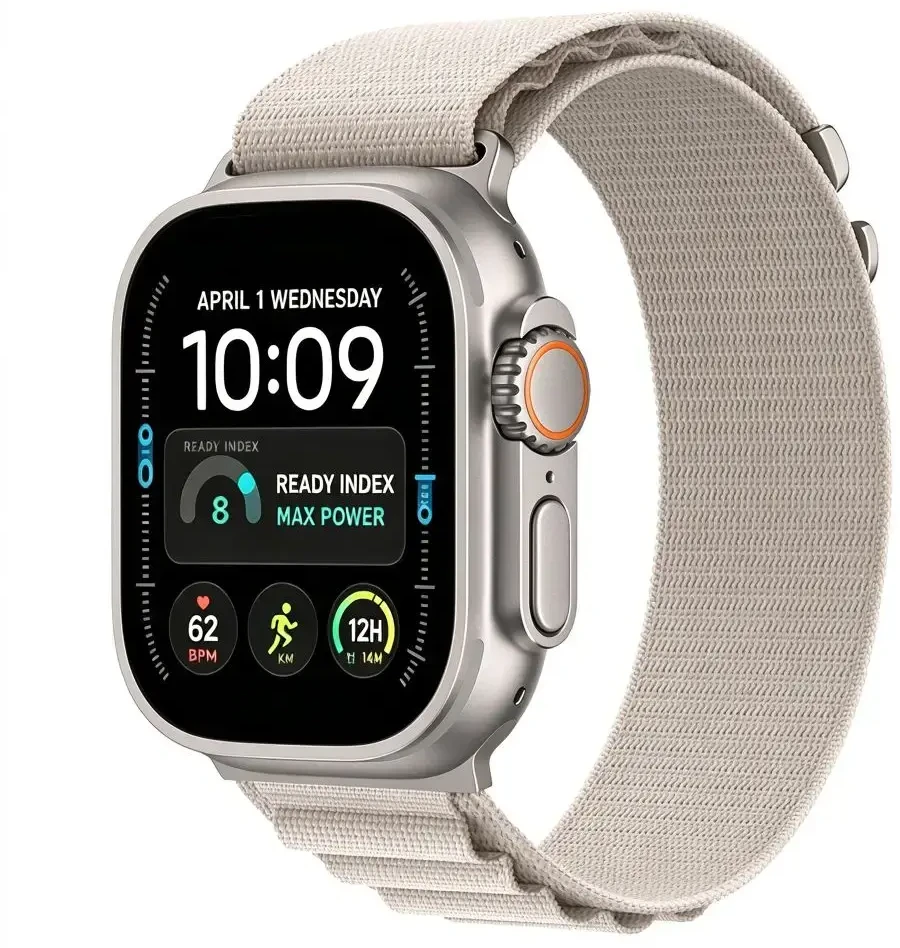 TECH-PROTECT NYLON PRO APPLE WATCH 8 / 9 / 10 / 11 / 12 / SE / ULTRA (44 / 45 / 46 / 49 MM) žvaigždžių šviesos spalvos