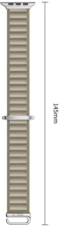 TECH-PROTECT NYLON PRO APPLE WATCH 8 / 9 / 10 / 11 / 12 / SE / ULTRA (44 / 45 / 46 / 49 MM) TITANO/ALYVUOGIŲ