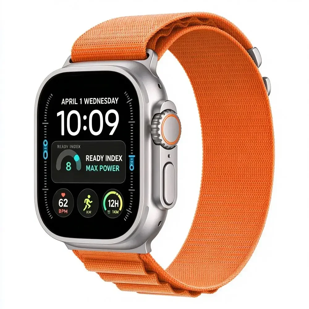 TECH-PROTECT NYLON PRO APPLE WATCH 8 / 9 / 10 / 11 / 12 / SE / ULTRA (44 / 45 / 46 / 49 MM) ORANŽINIS
