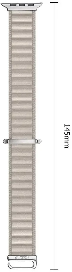 TECH-PROTECT NYLON PRO APPLE WATCH 8 / 9 / 10 / 11 / 12 / SE / ULTRA (44 / 45 / 46 / 49 MM) žvaigždžių šviesos spalvos