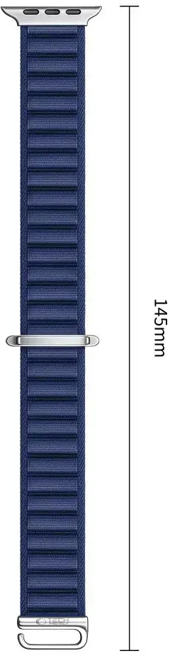 TECH-PROTECT NYLON PRO APPLE WATCH 8 / 9 / 10 / 11 / 12 / SE / ULTRA (44 / 45 / 46 / 49 MM) tamsiai mėlyna