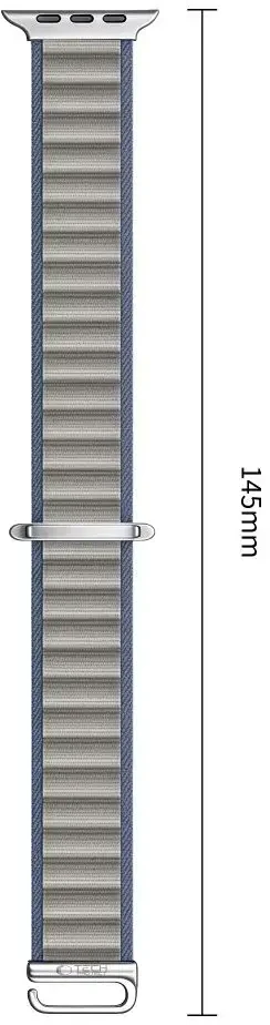 TECH-PROTECT NYLON PRO APPLE WATCH 8 / 9 / 10 / 11 / 12 / SE / ULTRA (44 / 45 / 46 / 49 MM) Tamsiai mėlyna/Pilka