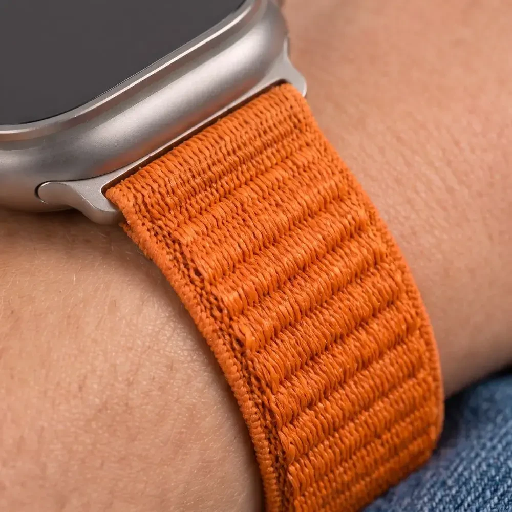 TECH-PROTECT NYLONLOOP APPLE WATCH 8 / 9 / 10 / 11 / 12 / SE / ULTRA (44 / 45 / 46 / 49 MM) ORANŽINIS