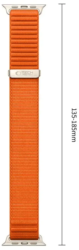 TECH-PROTECT NYLONLOOP APPLE WATCH 8 / 9 / 10 / 11 / 12 / SE / ULTRA (44 / 45 / 46 / 49 MM) ORANŽINIS