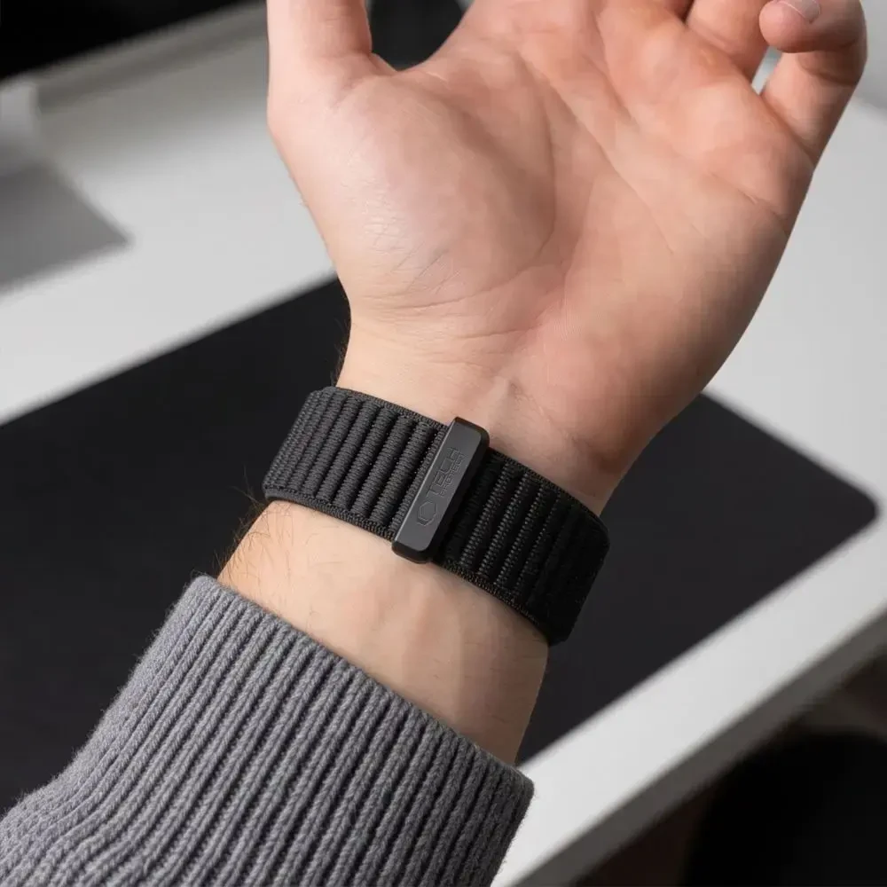 TECH-PROTECT NYLONLOOP APPLE WATCH 8 / 9 / 10 / 11 / 12 / SE (40 / 41 / 42 MM) JUODA