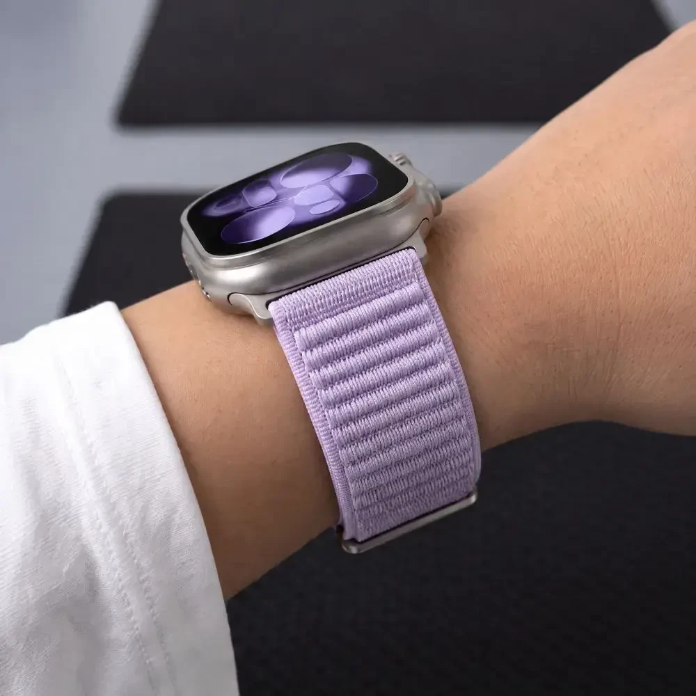 TECH-PROTECT NYLONLOOP APPLE WATCH 8 / 9 / 10 / 11 / 12 / SE (40 / 41 / 42 MM) VIOLETINIS