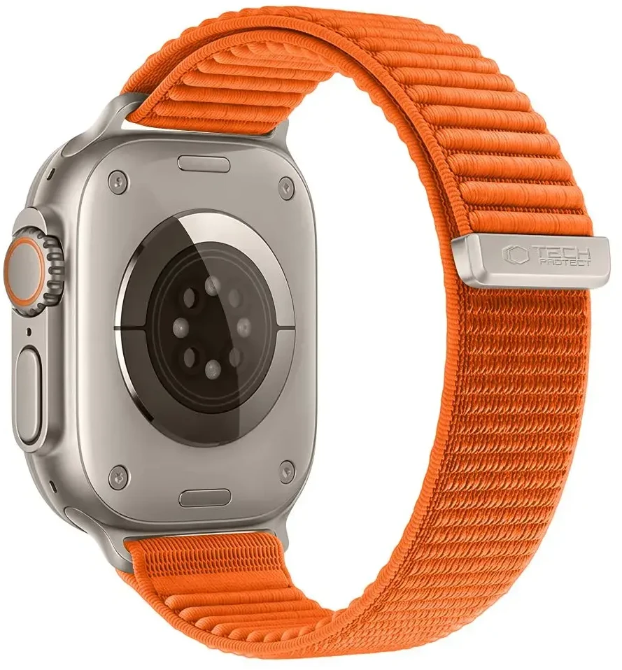 TECH-PROTECT NYLONLOOP APPLE WATCH 8 / 9 / 10 / 11 / 12 / SE / ULTRA (44 / 45 / 46 / 49 MM) ORANŽINIS