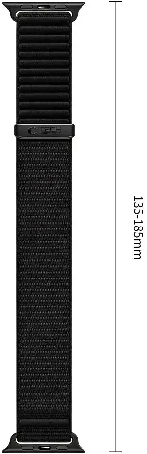 TECH-PROTECT NYLONLOOP APPLE WATCH 8 / 9 / 10 / 11 / 12 / SE (40 / 41 / 42 MM) JUODA