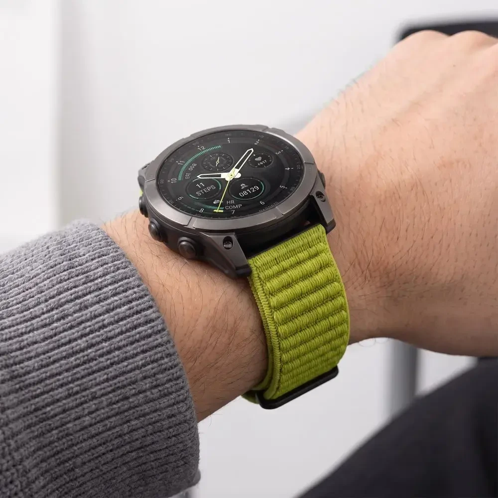 TECH-PROTECT NYLONLOOP GARMIN FENIX 5 / 6 / 6 PRO / 7 / 8 / 8 PRO / 9 / 9 PRO (47 MM) ELEKTRINĖ LIEPA