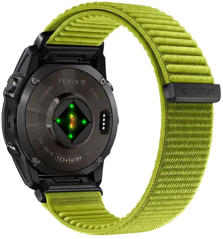 TECH-PROTECT NYLONLOOP GARMIN FENIX 5 / 6 / 6 PRO / 7 / 8 / 8 PRO / 9 / 9 PRO (47 MM) ELEKTRINĖ LIEPA