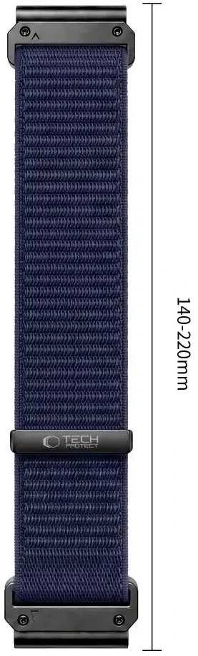 TECH-PROTECT NYLONLOOP GARMIN FENIX 5 / 6 / 6 PRO / 7 / 8 / 8 PRO / 9 / 9 PRO (47 MM) NAVY Mėlynas