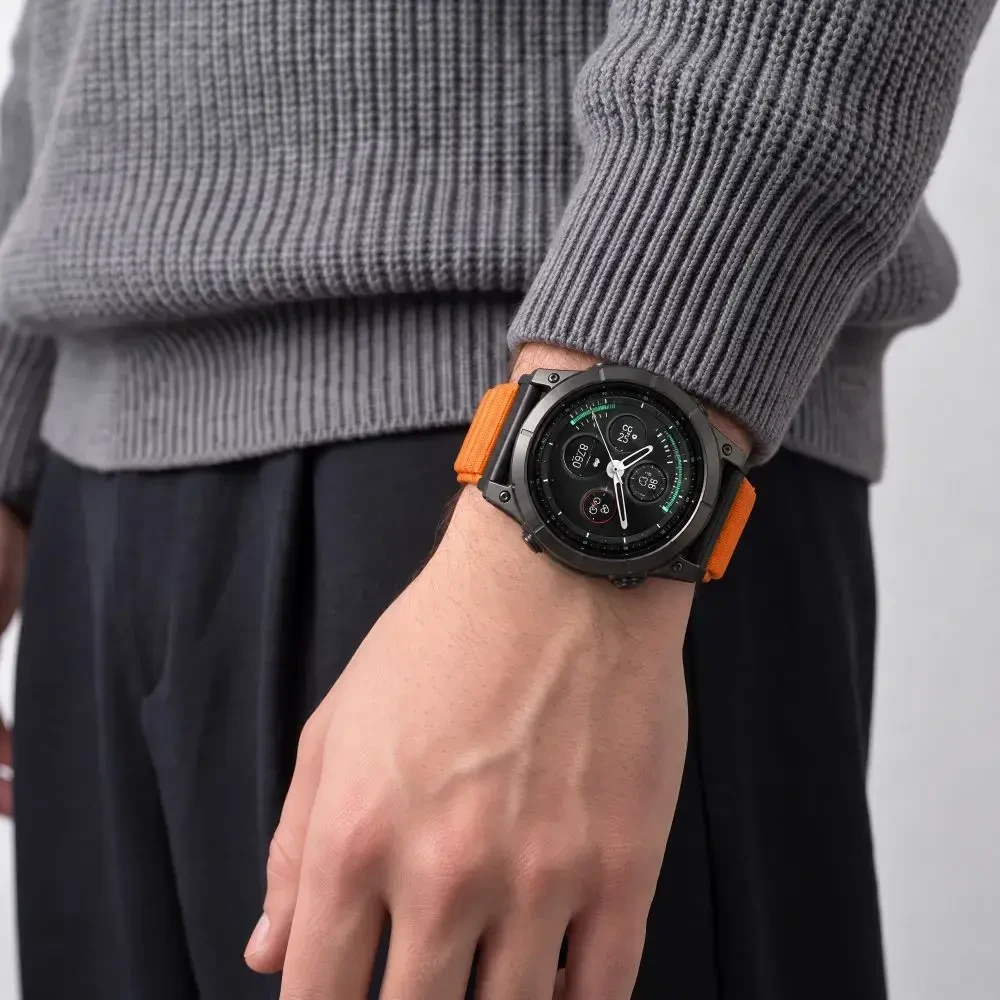 TECH-PROTECT NYLONLOOP GARMIN FENIX 5 / 6 / 6 PRO / 7 / 8 / 8 PRO / 9 / 9 PRO (47 MM) SIGNAL Oranžinis