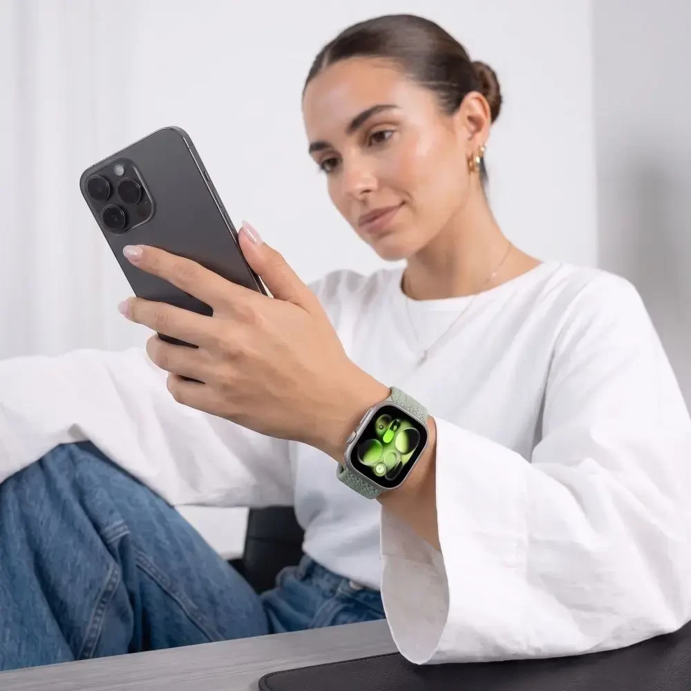 TECH-PROTECT NYLONMAG APPLE WATCH 8 / 9 / 10 / 11 / 12 / SE / ULTRA (44 / 45 / 46 / 49 MM) PISTACIJA