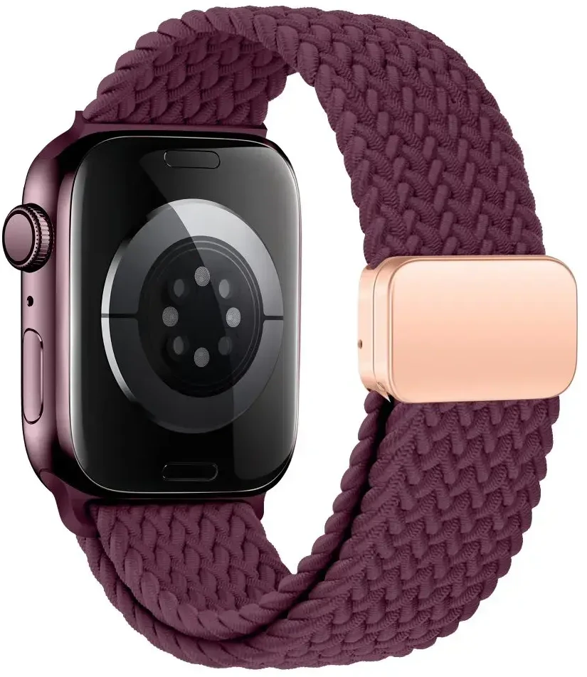 TECH-PROTECT NYLONMAG APPLE WATCH 8 / 9 / 10 / 11 / 12 / SE / ULTRA (44 / 45 / 46 / 49 MM) tamsiai bordinė