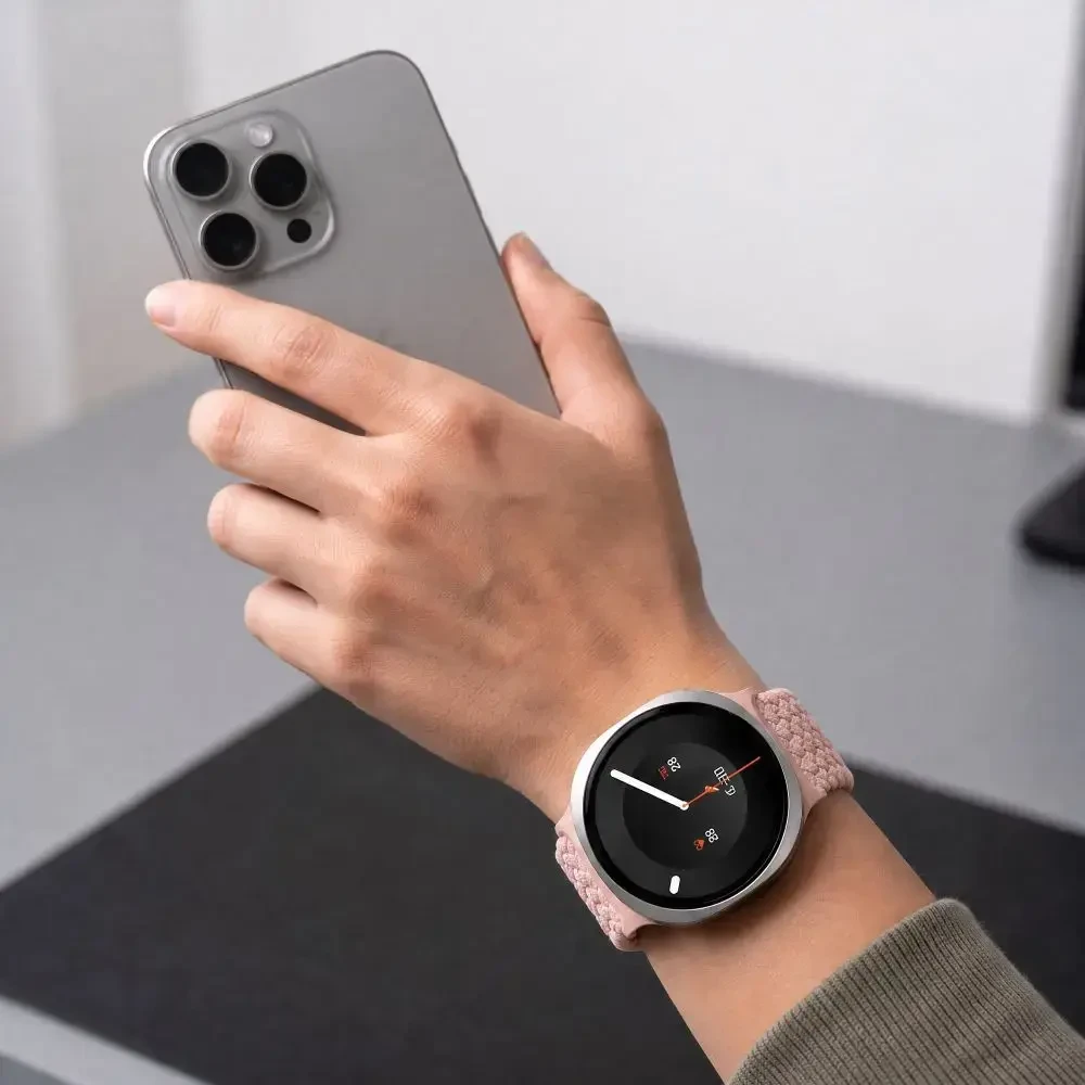 TECH-PROTECT NYLONMAG SAMSUNG GALAXY WATCH 8 / 9 / CLASSIC (40 / 44 / 46 MM) DUSTY ROSE