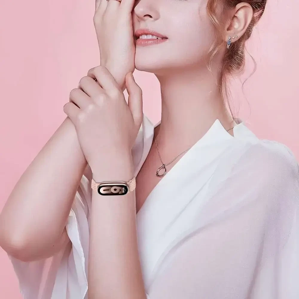 Tech-Protect nylonmag Xiaomi Smart Band 8 / 9 / NFC juodos spalvos