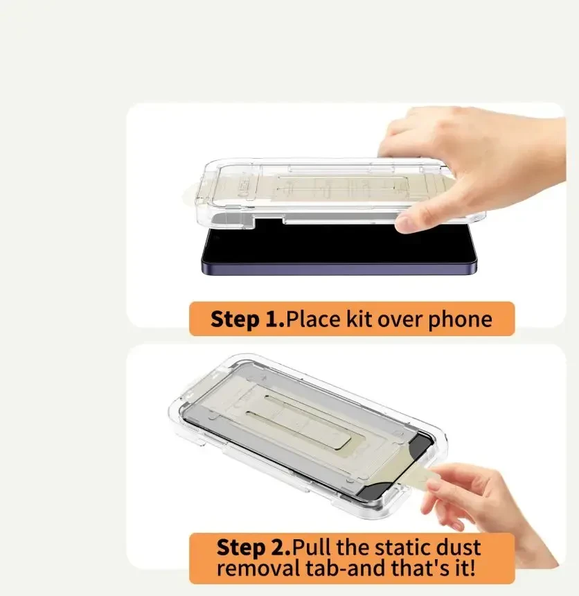Antirefleksine telefono ekrano apsauga Tech-Protect QUICK SET AR+ Samsung Galaxy S26 juodas