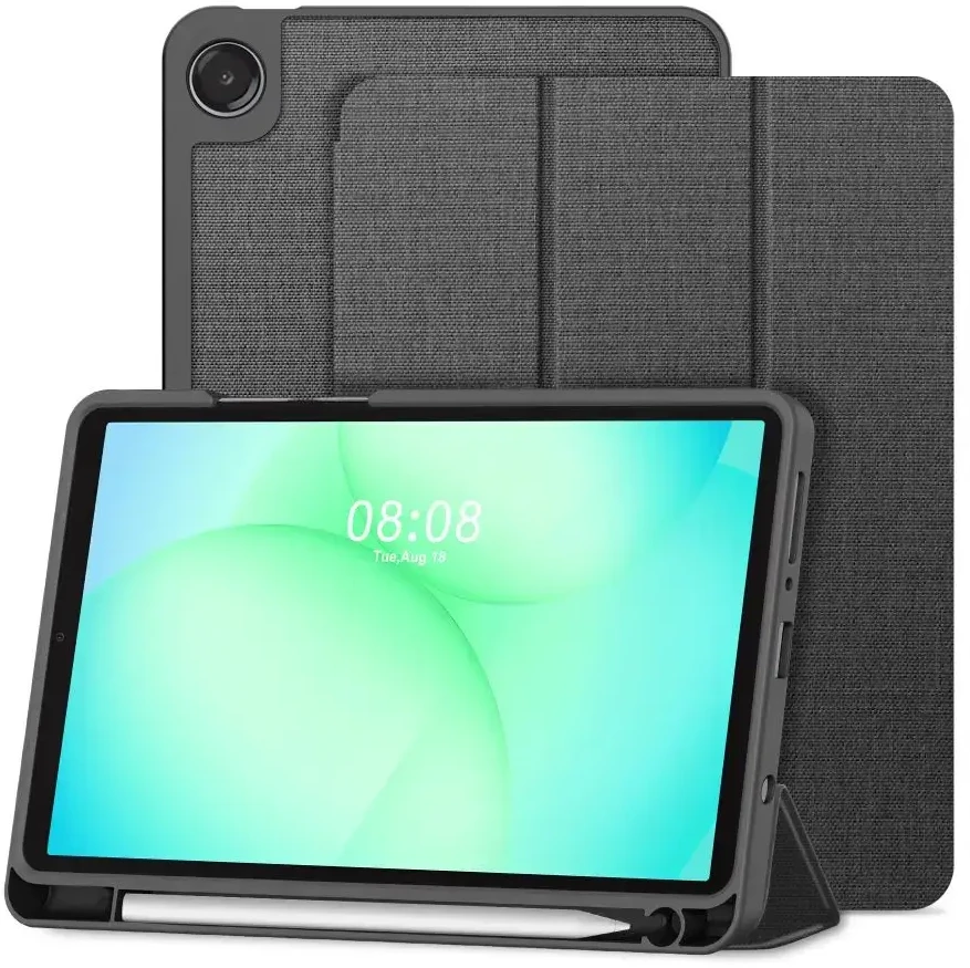 „Tech-Protect SC PEN Canvas“ dėklas, skirtas „Galaxy TAB A9+ / A11+ PLUS 11.0 X210 / X215 / X216 / X230 / X235 / X236“ planšetiniams kompiuteriams, pilkas