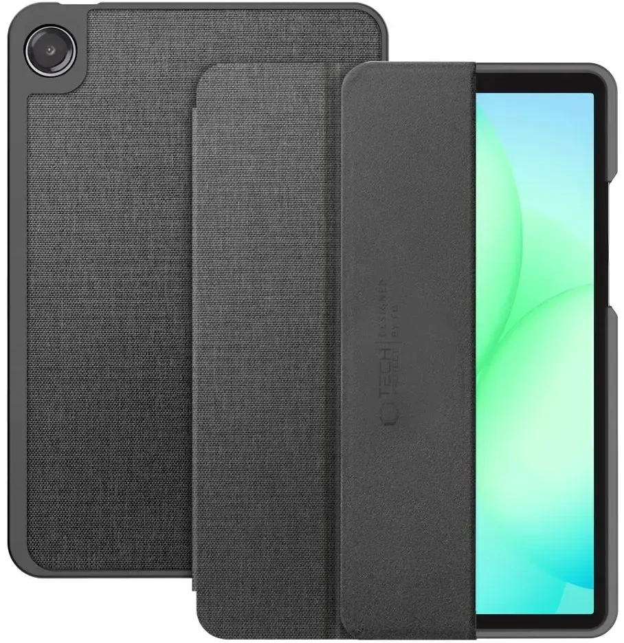 „Tech-Protect SC PEN Canvas“ dėklas, skirtas „Galaxy TAB A9+ / A11+ PLUS 11.0 X210 / X215 / X216 / X230 / X235 / X236“ planšetiniams kompiuteriams, pilkas