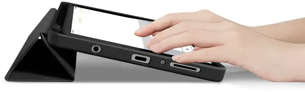 „Tech-Protect SC PEN Canvas“ dėklas, skirtas „Galaxy TAB A9 / A11 8.7 X110 / X115 / X133 / X135“ (juodas)