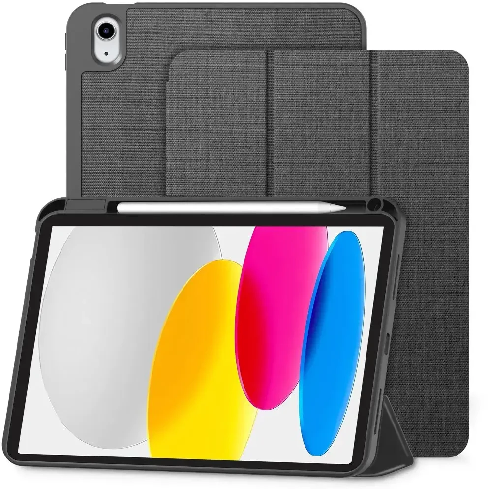 „Tech-Protect SC Pen“ drobinis dėklas, skirtas „iPad 10.9“ (2022 / „iPad 11“ (2025)) – pilkas