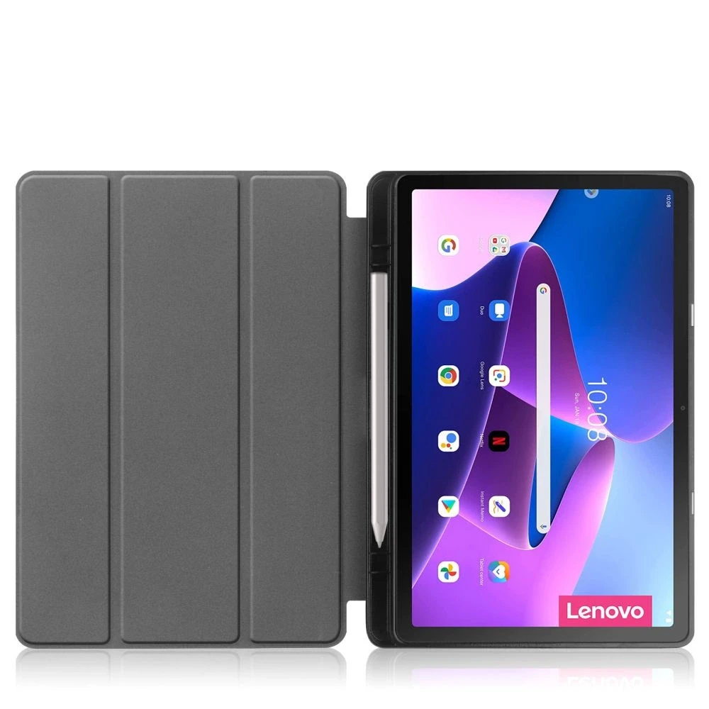 Tech-Protect SC Pen Lenovo Tab M10 Plus ((3-osios kartos).) 10.6" TB-125 / TB-128 - dėklas planšetiniam kompiuteriui juodos spalvos