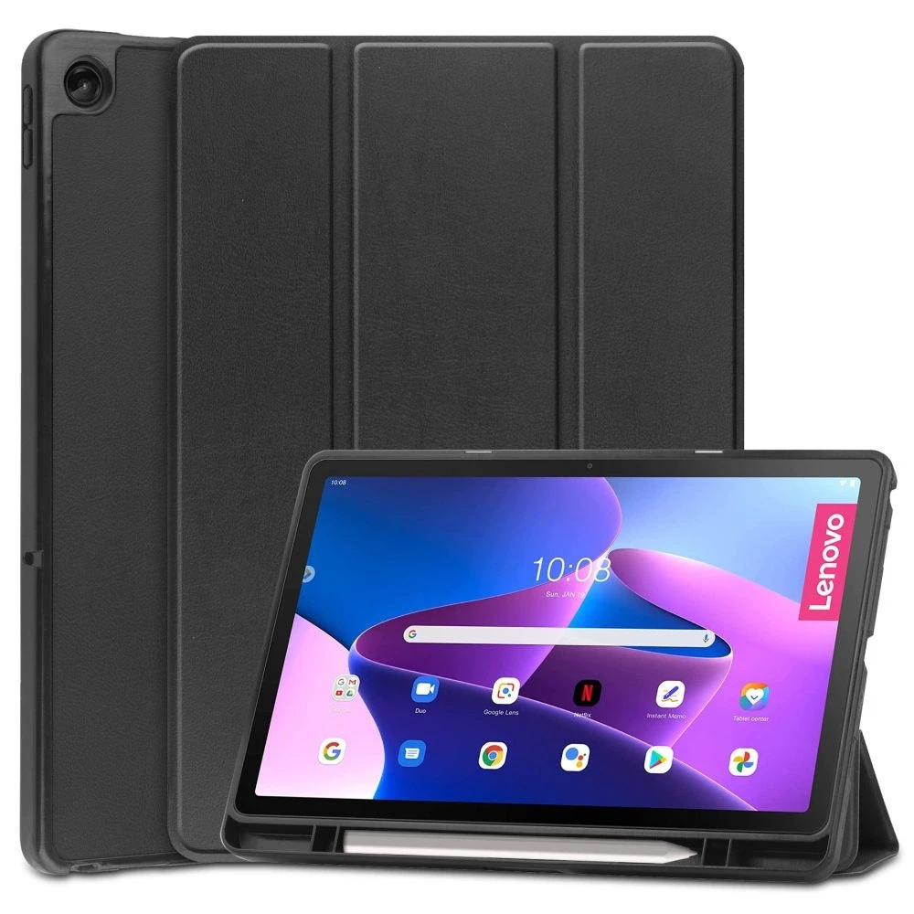 Tech-Protect SC Pen Lenovo Tab M10 Plus ((3-osios kartos).) 10.6" TB-125 / TB-128 - dėklas planšetiniam kompiuteriui juodos spalvos