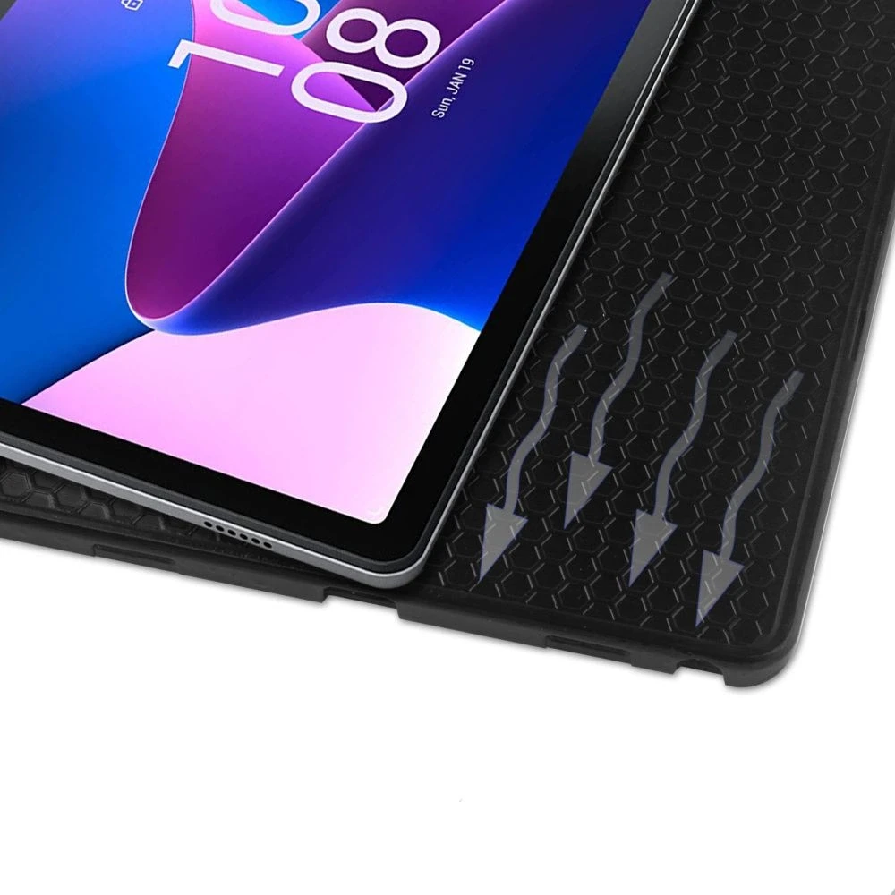 Tech-Protect SC Pen Lenovo Tab M10 Plus ((3-osios kartos).) 10.6" TB-125 / TB-128 - dėklas planšetiniam kompiuteriui juodos spalvos