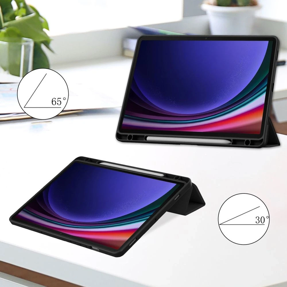 Tech-Protect SC Pen Hybrid Samsung Galaxy Tab S9+ 12.4" X810 / X816B - dėklas planšetiniam kompiuteriui juodos spalvos