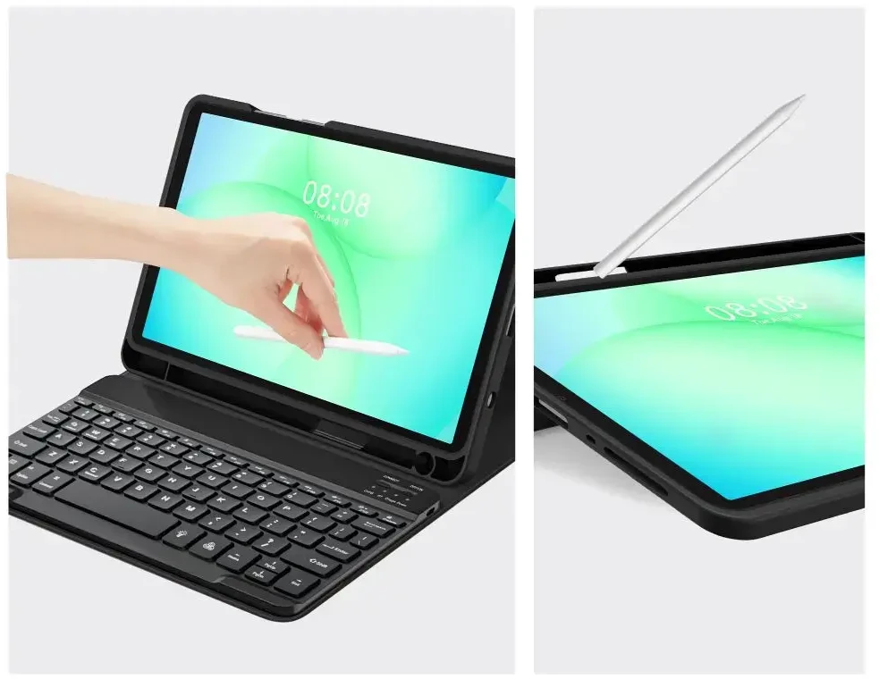 „Tech-Protect SC PEN + KB“ skirtas „Galaxy TAB A9 / A11 8.7 X110 / X115 / X133 / X135“ (juodas)