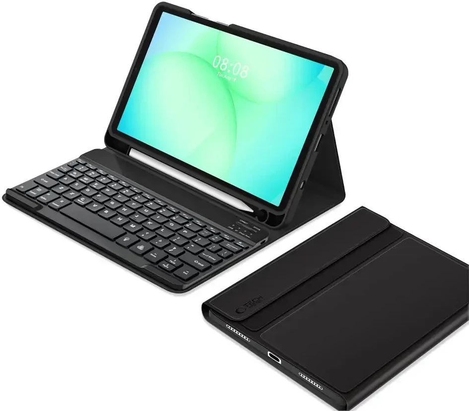 „Tech-Protect SC PEN + KB“ skirtas „Galaxy TAB A9 / A11 8.7 X110 / X115 / X133 / X135“ (juodas)