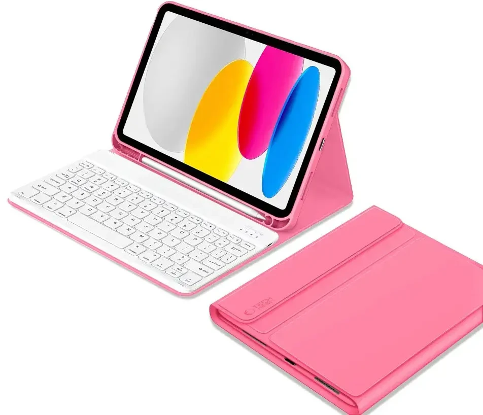 Tech-Protect SC Pen Case for iPad 10.9” 10 / 2022 / 11” 11 / 2025 - Rožinė