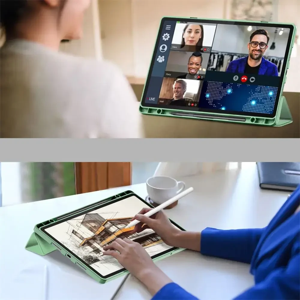 „Tech-Protect SC“ rašiklio dėklas, skirtas „Lenovo Idea Tab Pro / Pro MT 12.7 TB-373“ – žalias