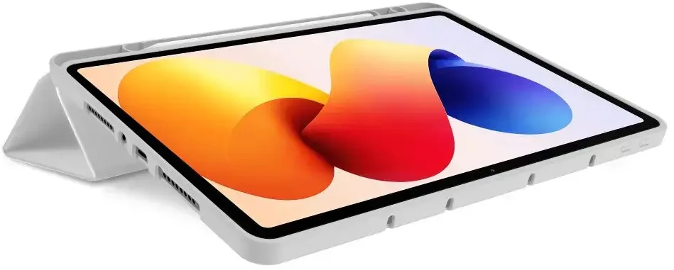 Tech Protect TechProtect SmartCase Pen dėklas skirtas Xiaomi Poco Pad M1 / Redmi Pad 2 Pro 12.1 – pilkos spalvos
