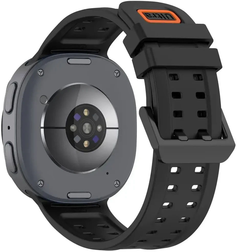 TECH-PROTECT SILICONE AIR SAMSUNG GALAXY WATCH 8 / 9 / CLASSIC (40 / 44 / 46 MM) Juodas