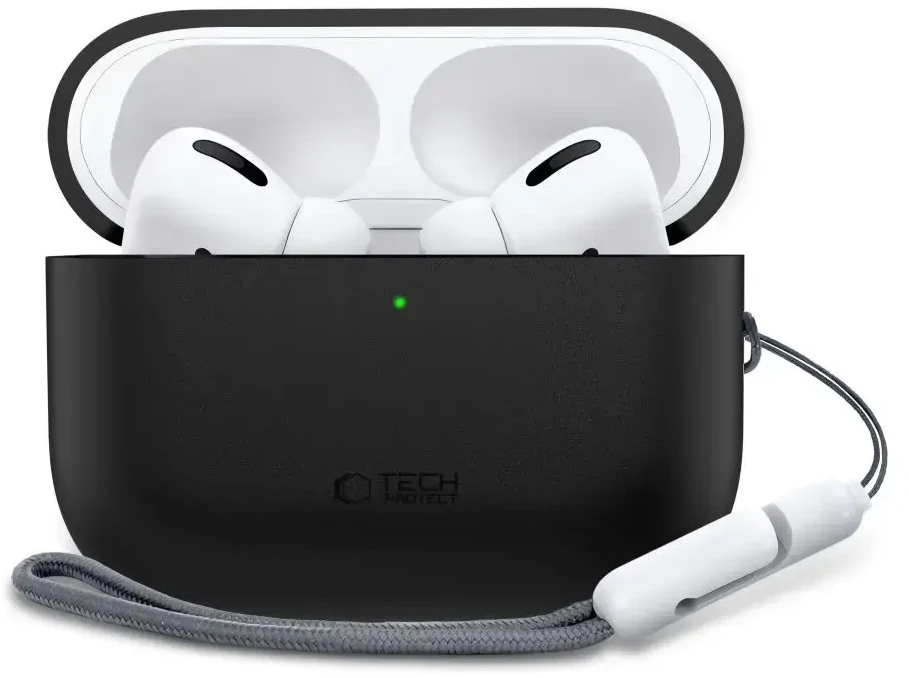 Tech-Protect Silikoninis dėklas for AirPods Pro 3 - Juodas