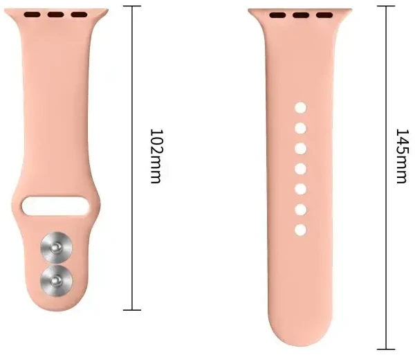 Tech-Protect SILIKONINIS DIRŽELIS WATCH 8 / 9 / 10 / 11 / 12 / SE / ULTRA (44 / 45 / 46 / 49 MM) DUSTY ROSE