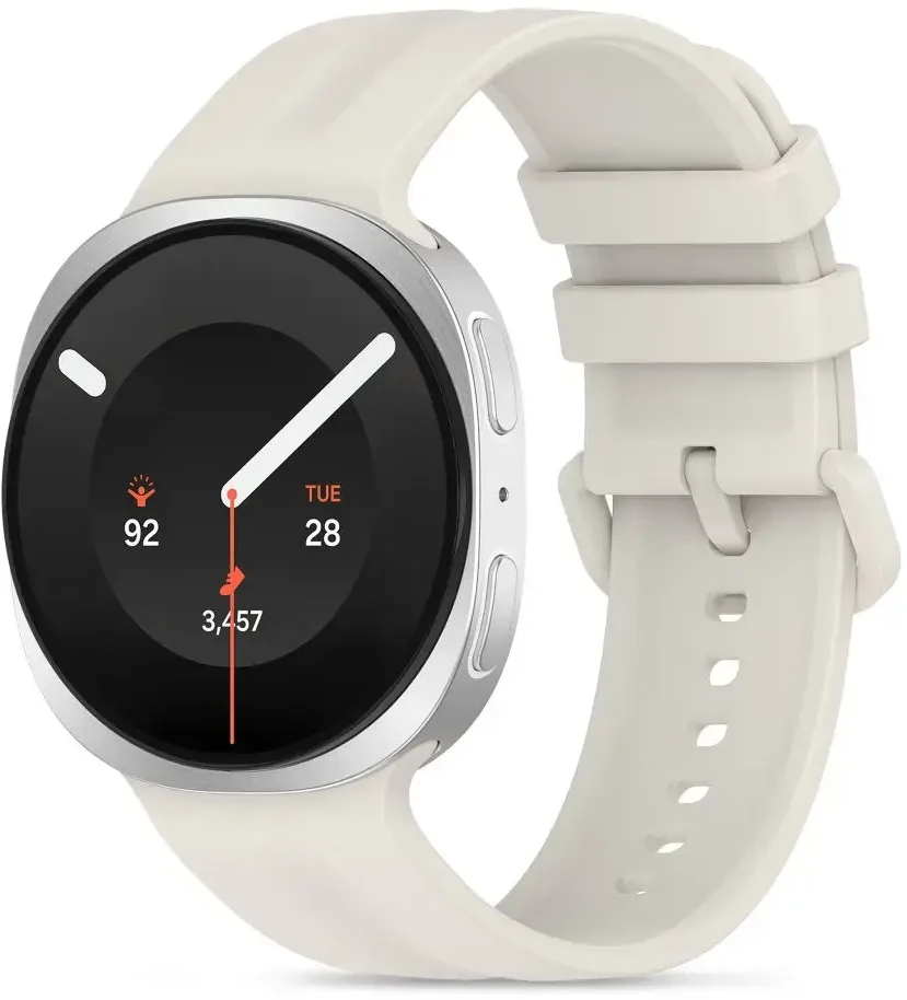 TECH-PROTECT SILICONE EVO SAMSUNG GALAXY WATCH 8 / 9 / CLASSIC (40 / 44 / 46 MM) STARLIGHT