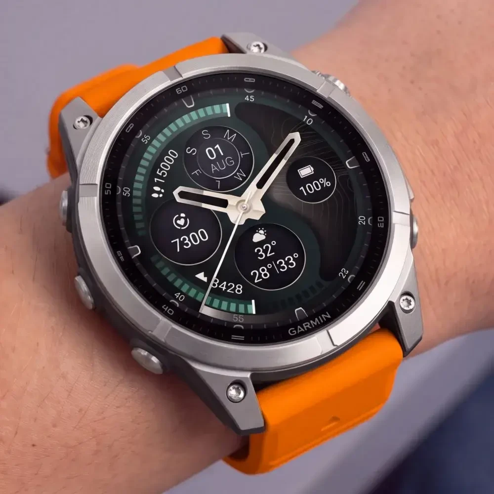 TECH-PROTECT SILIKONINIS GARMIN FENIX 5 / 6 / 6 PRO / 7 / 8 / 8 PRO / E / 9 / 9 PRO (47 MM) SIGNAL Oranžinis