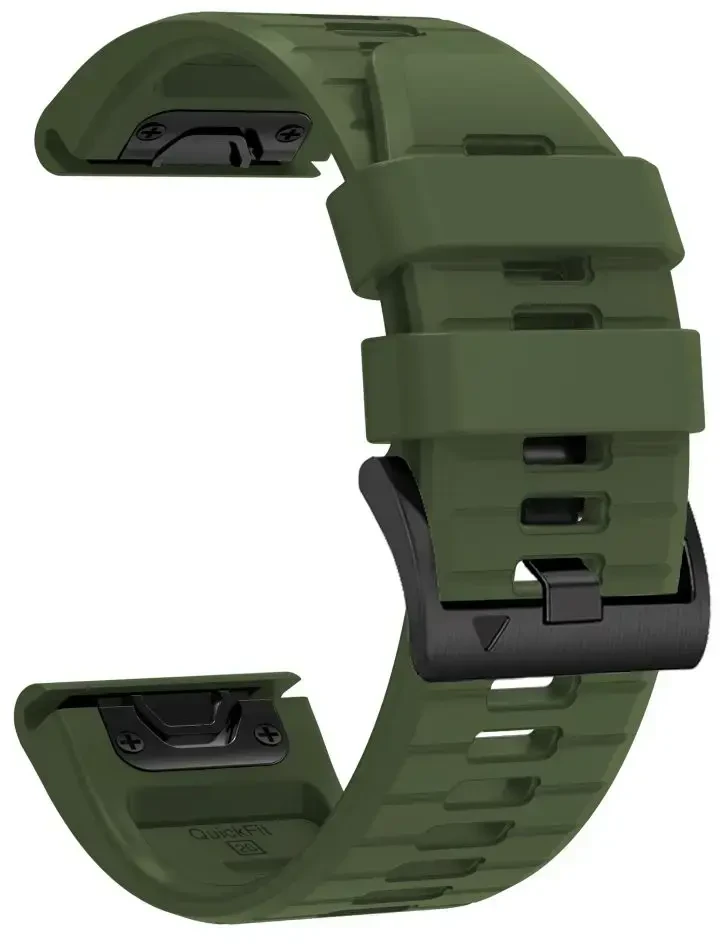 TECH-PROTECT silikoninis GARMIN FENIX 5 / 6 / 6 PRO / 7 / 8 / 8 PRO / E / 9 / 9 PRO (51 MM) karinė žalia