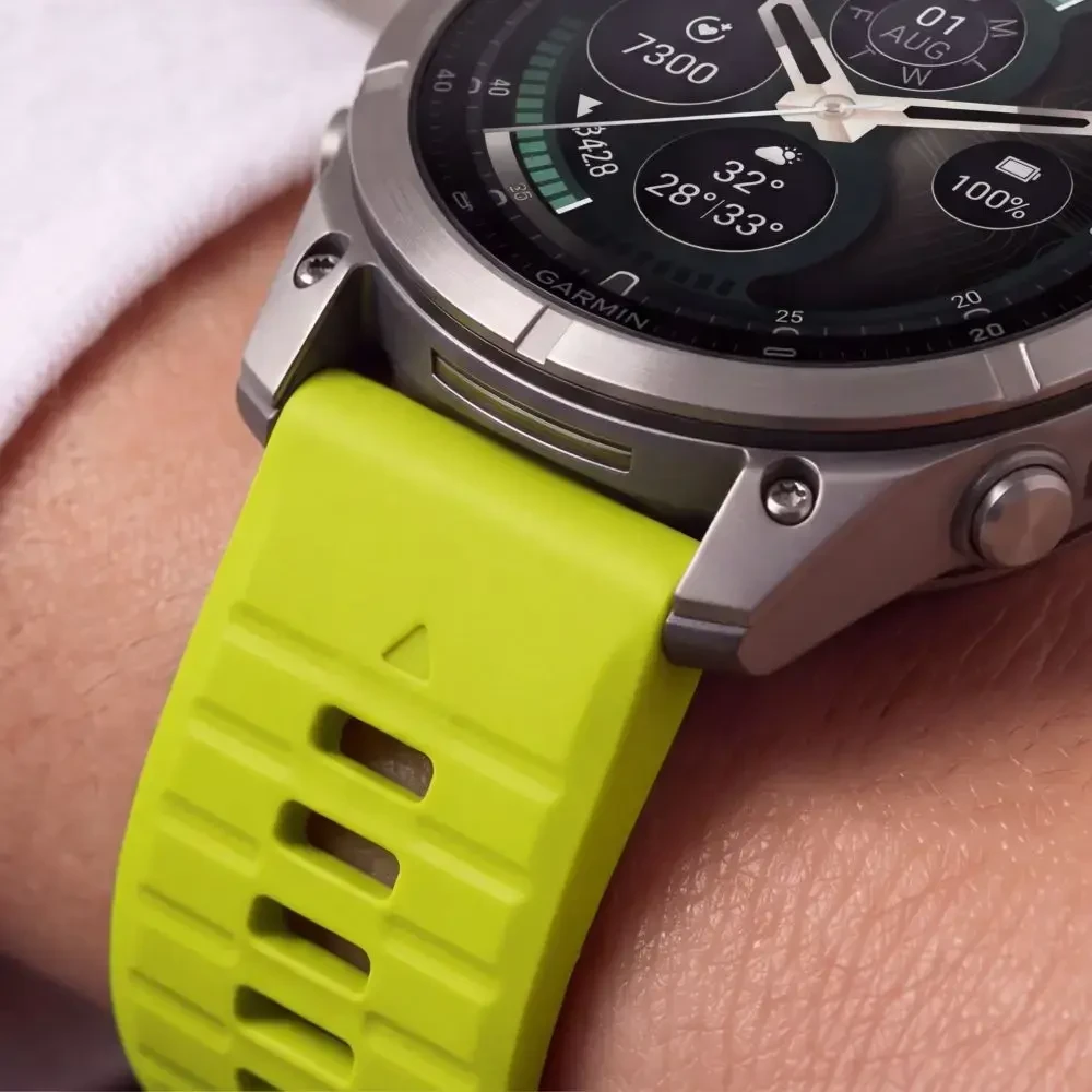 TECH-PROTECT silikoninis GARMIN FENIX 5 / 6 / 6 PRO / 7 / 8 / 8 PRO / E / 9 / 9 PRO (51 MM) VOLT LIME
